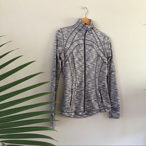 CORE by ANDREA JOVINE gray workout jacket